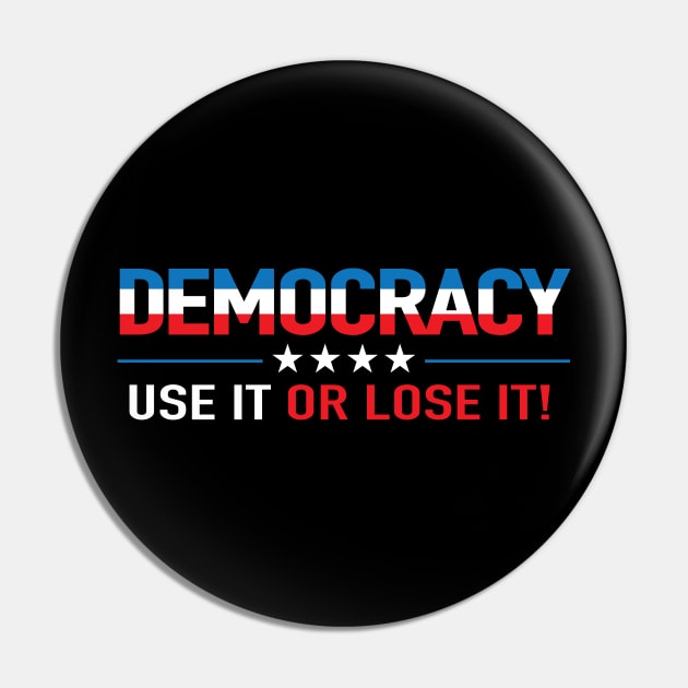 DEMOCRACY Pin by DesignWise