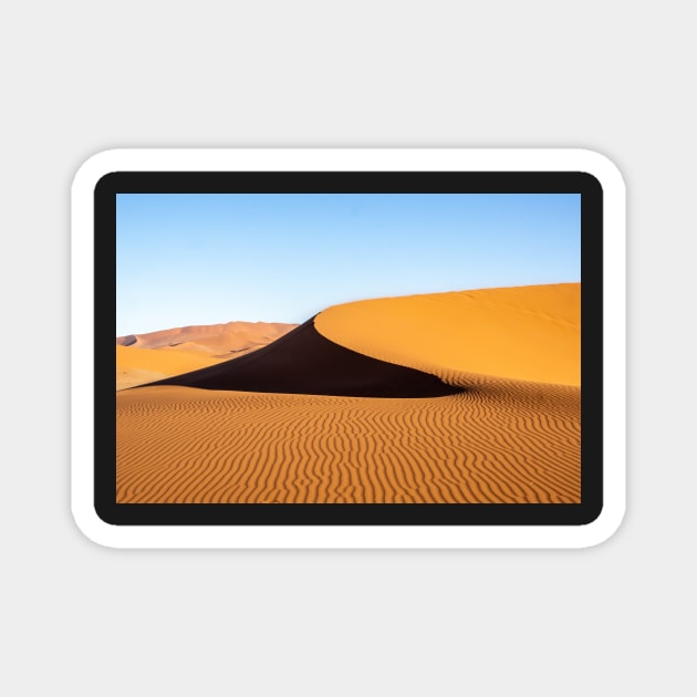 Orange sand dunes. Magnet by sma1050