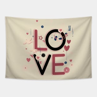 Falling in LOVE Tapestry