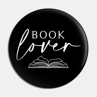 Book Lover Pin