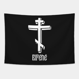 Eastern Orthodox Cross Peace Eirene Pocket Tapestry