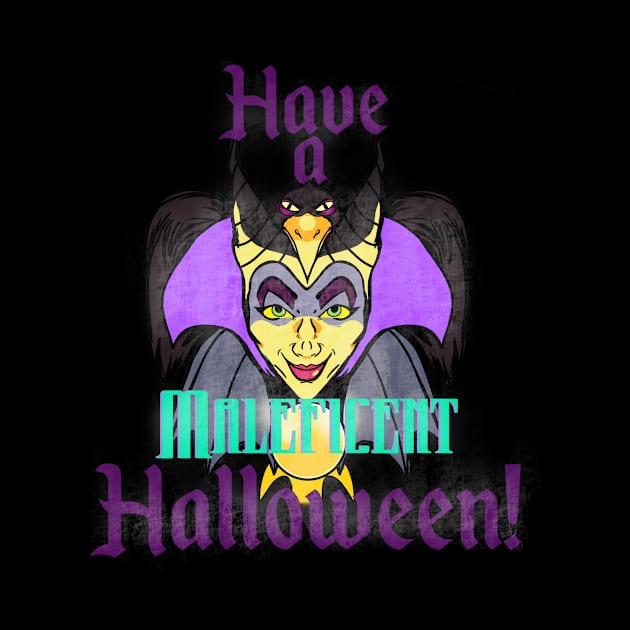 Have a Maleficent Halloween by MonicaLaraArt