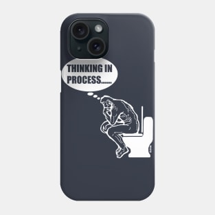 Thinking in process Phone Case