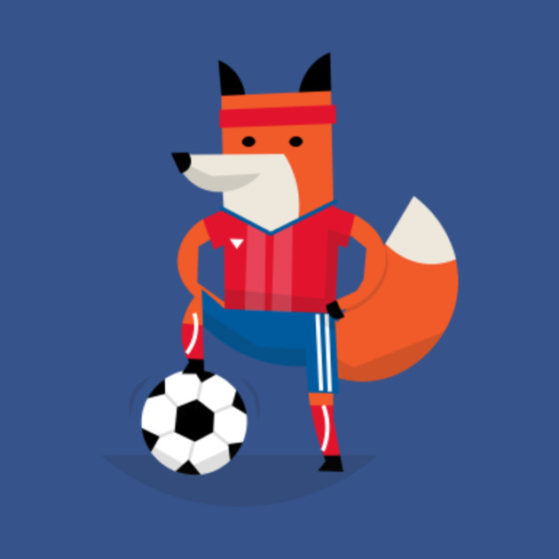 Discover Soccer Animal Fox Gift - Soccer - T-Shirt