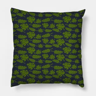 Tropical leaves Pillow