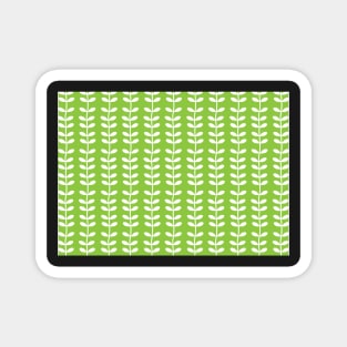 Green garden pattern cute Magnet