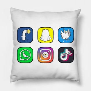 Social media Pillow