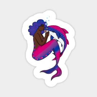 Bisexual LGBTQ+ Pride Mermaid Magnet