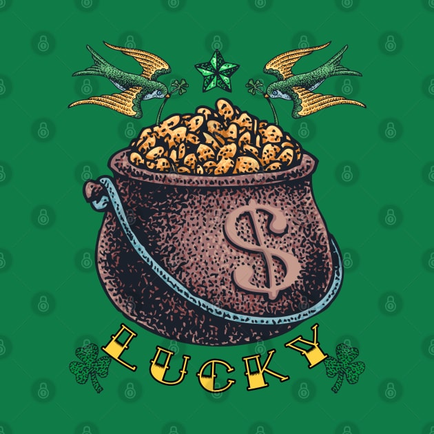 Lucky Pot Of Gold by BlackRavenOath