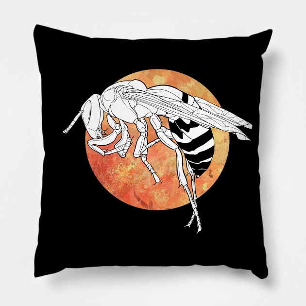 "Murder" Hornet Pillow by GnauArt