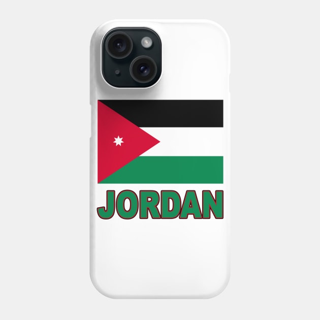 The Pride of Jordan - Jordanian Flag Design Phone Case by Naves