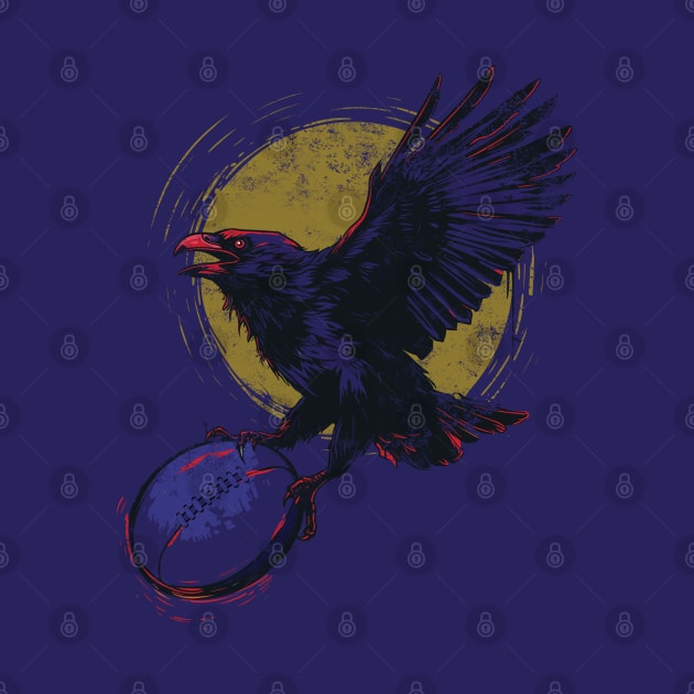 Football Raven by Digital Borsch