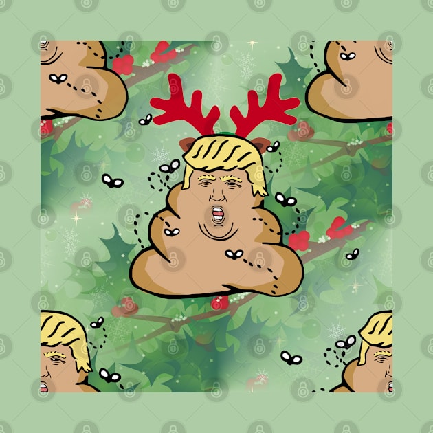 poop reindeer donald trump by gossiprag