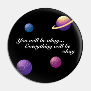 You Will Be Okay Song Helluva Boss Octavia and Stolas Astrology Positive Quote Pin