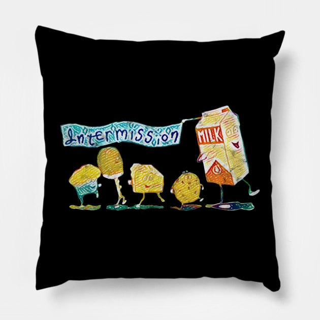 Lets Go Out To the Kitchen PSA Pillow by karutees