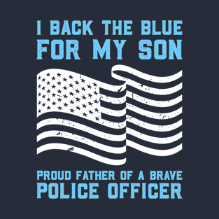 I Back The Blue For My Son T-Shirt