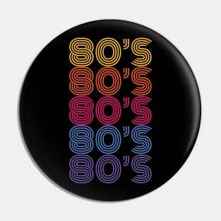 80s Pin