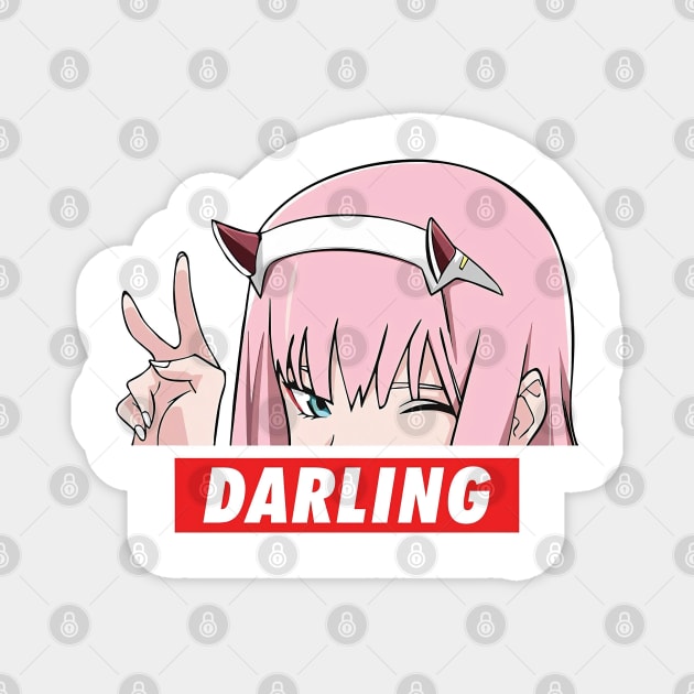 Zero two Magnet by Vhitostore