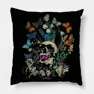 Bunny Skull Pillow