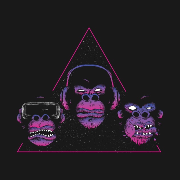 Abstract Apes by EarlAdrian