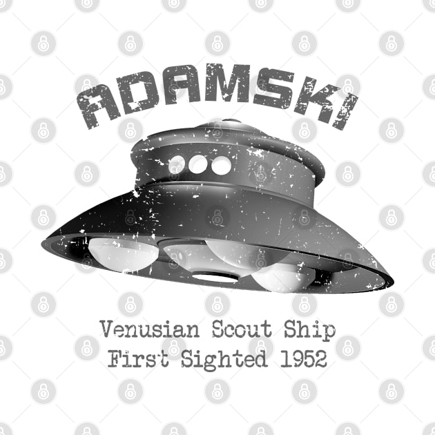 Adamski Flying Saucer UFO - Distressed by Out of Memory