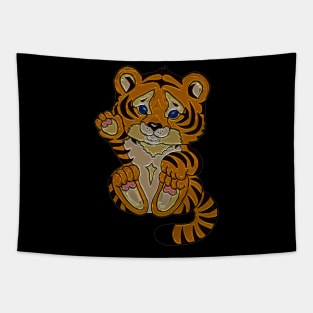 I'm Paw-some! baby tiger! year of the tiger strength success Tapestry