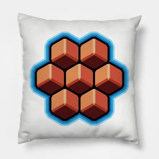 Hypnotic Cubes - Sedona Palette Pillow