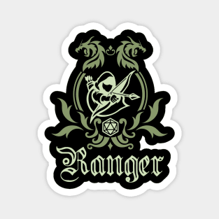 D&D Ranger Simple Class Emblem Magnet