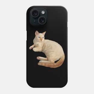 Cute Flame Point Siamese Cat Phone Case