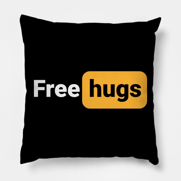 free hugs! Pillow by hierrochulo