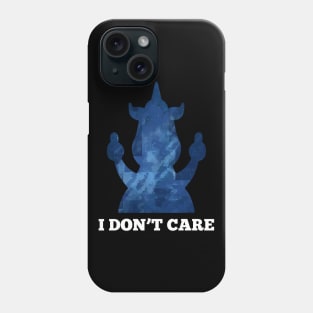 I Dont Care Middle Finger Phone Case