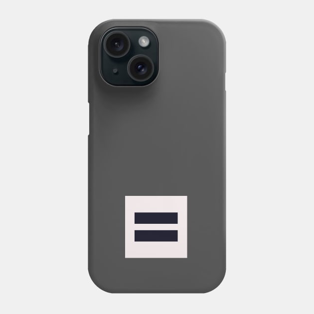 Grey Equality T-shirt Phone Case by silversurfer2000