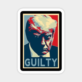 Trump Guilty Mugshot - by-CH3Media Magnet