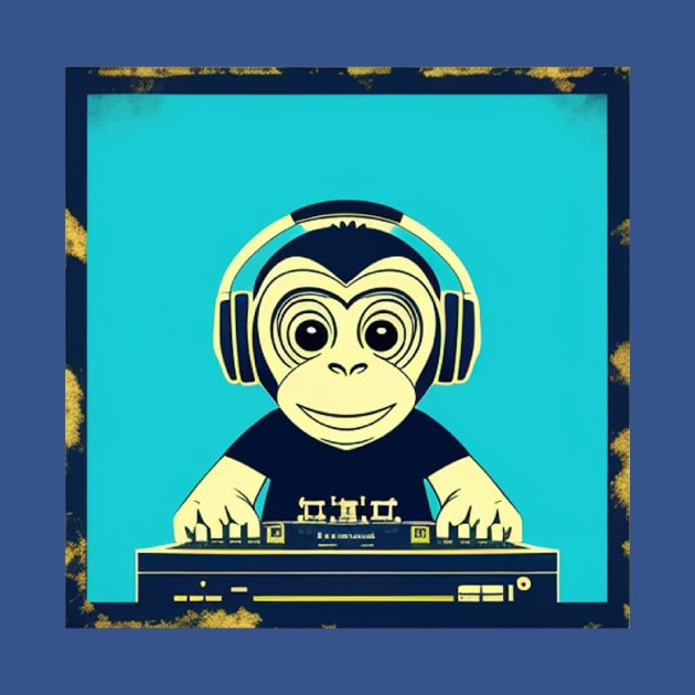 DJ Monkey Thinker by Yourex