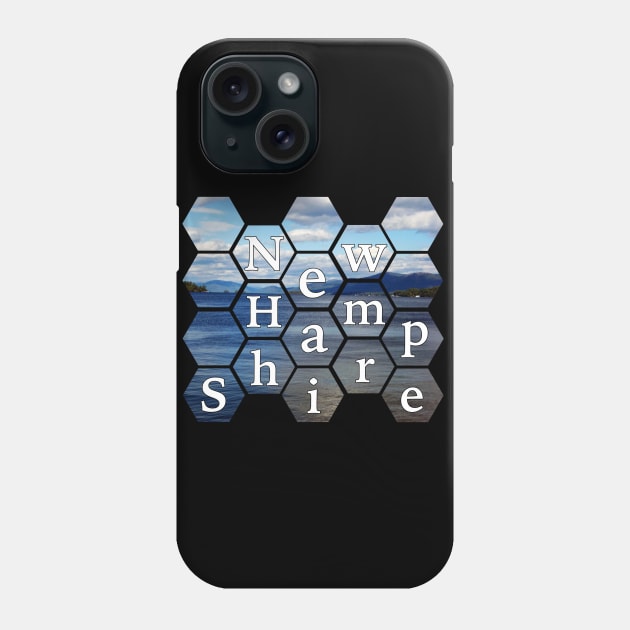 New Hampshire honeycomb Phone Case by ACGraphics