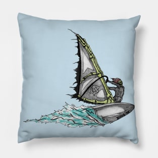 Ghost Windsurfer Pillow