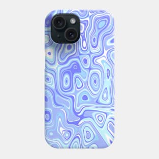 Blue purple blobs Phone Case