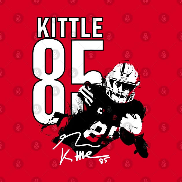 George Krieger Kittle T Shirt by fadinstitute