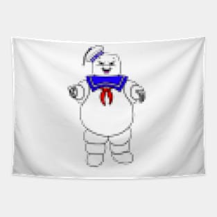 Ghostbusters 8-bit Pixel Stay Puft Tapestry