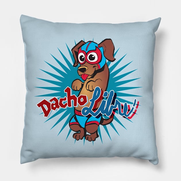 Dacho Libre Pillow by FoxStorytelling