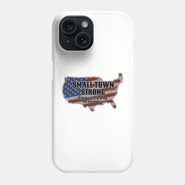 stomp my flag i will eat your Phone Case by masterpiecesai