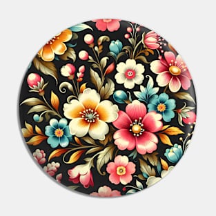 Spring Flowers Pin