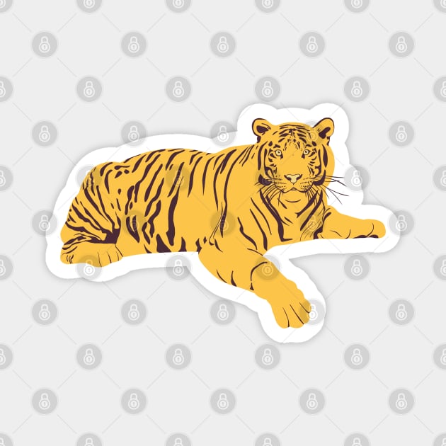 Tiger of love Magnet by Mimie20