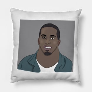 Large Wide Neck Mugshot Meme Pillow