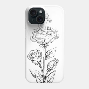 Woman Roses Phone Case