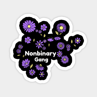 Non-Binary Flower Gang Magnet