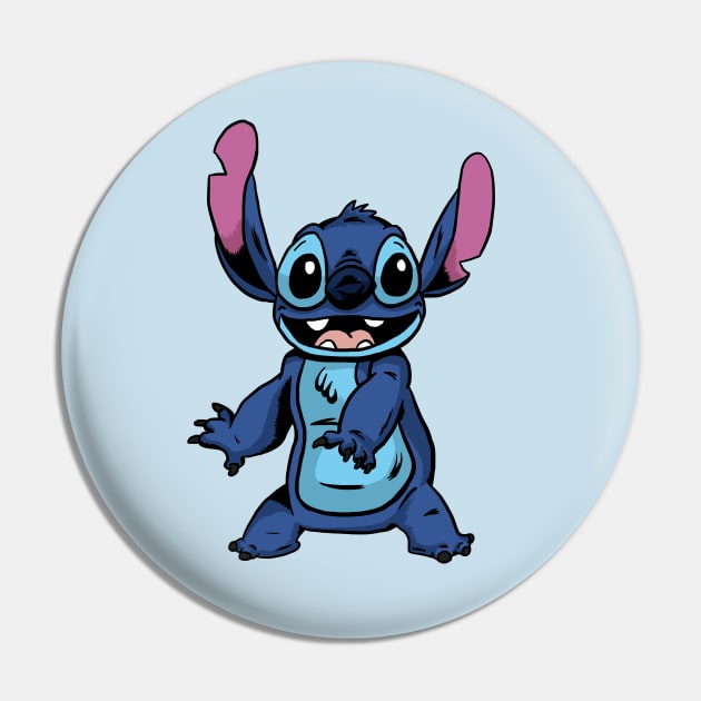 Stitch Pin by Black Snow Comics