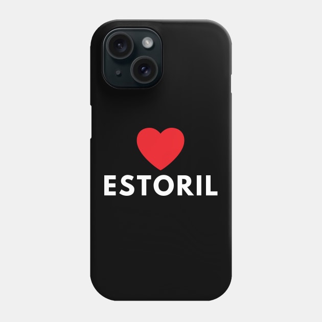 Love Estoril Phone Case by Lisbon Travel Shop