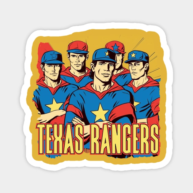 TEXAS RANGERS Magnet by Pixy Official