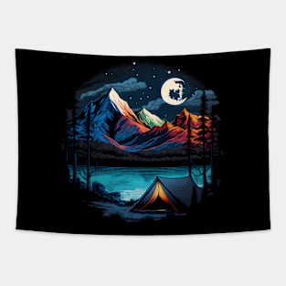 Night Camping Tapestry